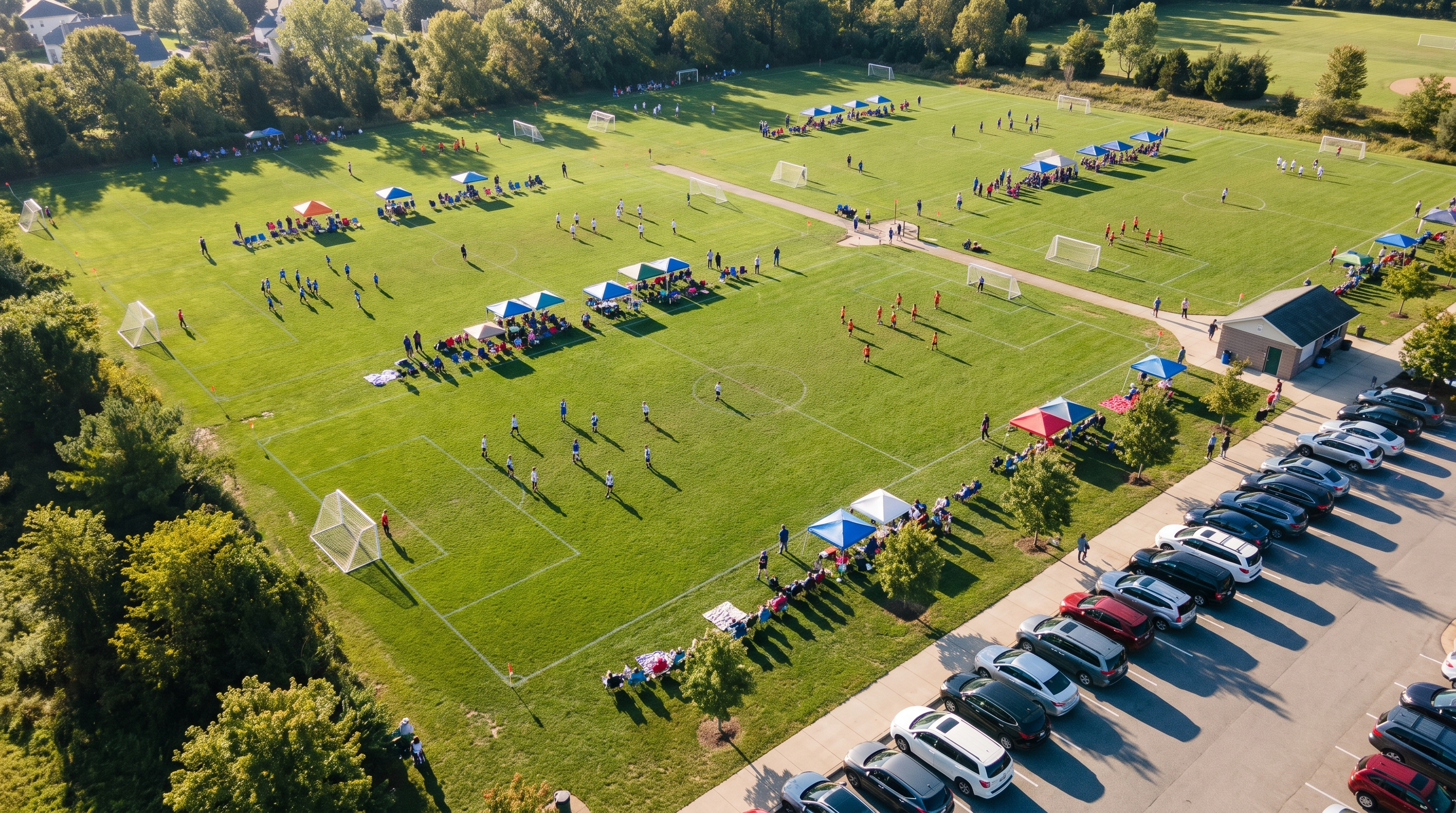 Fields, gyms, and game day