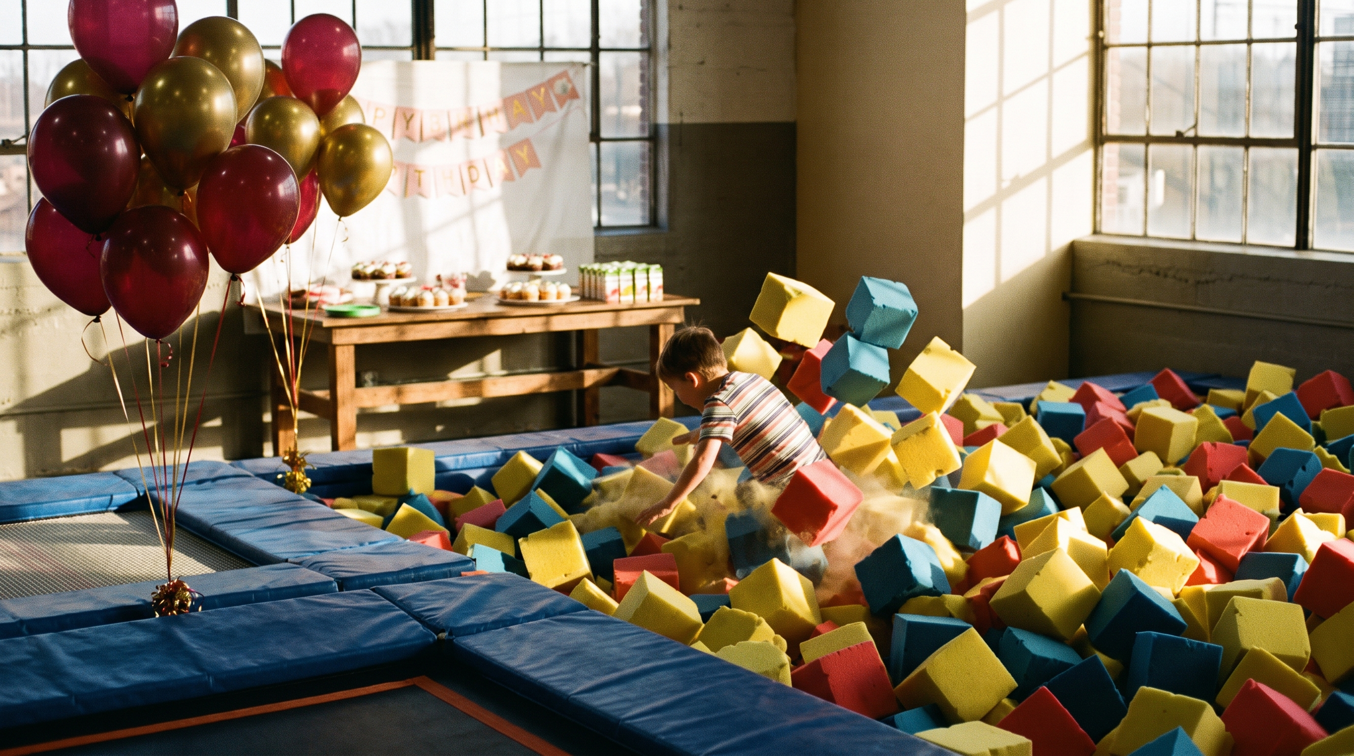 Open gym, parties, and check-in